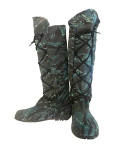 Long camouflage boots