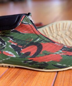 Orange Green Handmade Rubber Soles Walking Backpack Travel Shoes